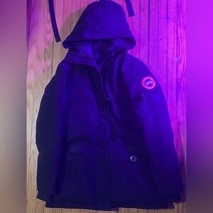 Women's Canada Goose Langford Parka  Black- Size Large